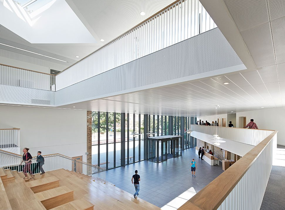 Timber stairs and joinery at John Roan Schools